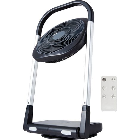 Ventilatore Richiudibile Slim 8 Velocità Con Timer E Telecomando 13w Nero (1/5)