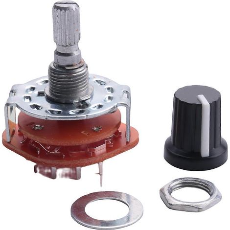 Interrupteur rotatif 4P3T à 4 pôles, 3 positions, 2 étages et 16 broches pour machine électronique (1/4)