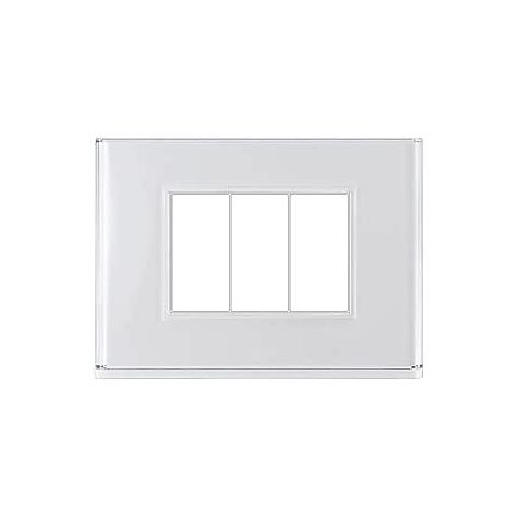Placca Lite 3Fr Bianca Dom-E ( BEGHELLI cod. 81151 )