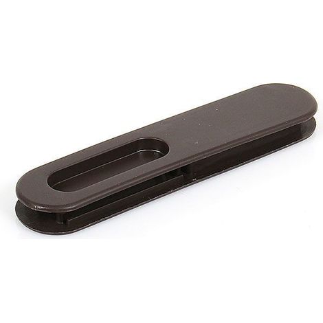 Poignée cuvette de tirage pour volet - Brun