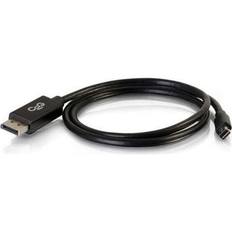 C2G 84301 2m Mini DisplayPort to DisplayPort Adapter Cable M/M - Black (1/4)