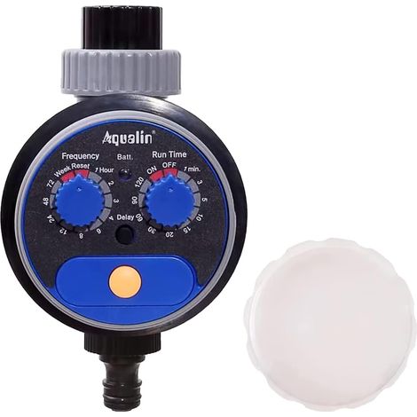 Timer per irrigazione da giardino con valvola a sfera, aggiornamento del computer per l'irrigazione, nessuna pressione dell'acqua richiesta (1/5)
