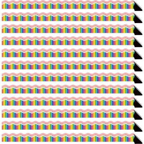 Bordures Magnétiques Décoratives Design Magnétique Stylé en Pvc Souple Lot de 12 pour Tableau Blanc et Noir pour et Scrapbooking (1/5)