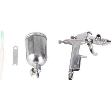 Pistolet Pulvérisateur, Buse Professionnelle 0,5 Mm 125 Ml Mini Pistolet Pulvérisateur Pneumatique pour Réparation de Peinture de Voiture, Apprêt, Vernis/couche de Finition et Retouche (1/4)