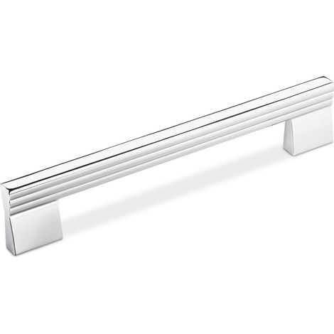 Möbelgriff SW76 BA 160 mm Chrom poliert Junker Design (1/2)