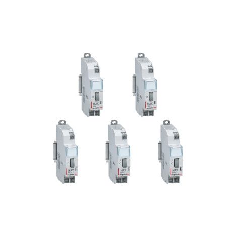 Legrand - LOT de 5 Tu00e9lu00e9rupteurs CX3 - Unipolaire 16A - 230V - AUTO - Ru00e9f. : 412420x5 (1/3)