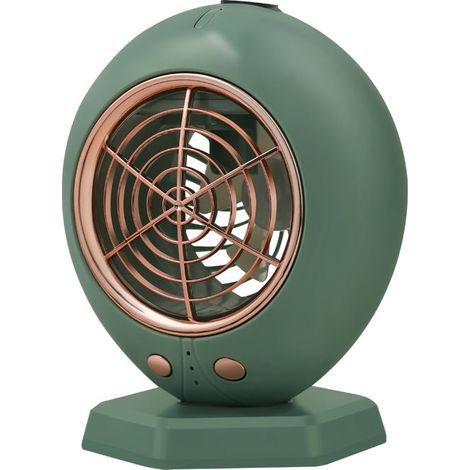 Ventilateur de bureau silencieux USB, petit ventilateur de climatisation, humidificateur et régénérateur d'eau (1/5)