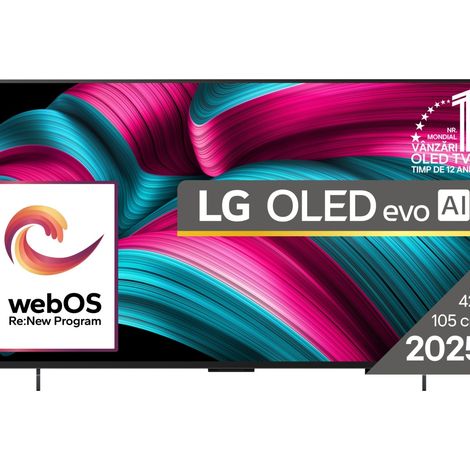 LG OLED evo AI OLED42C51LA TV 106,7 cm (42") 4K Ultra HD Smart TV Wi-Fi Nero (1/4)