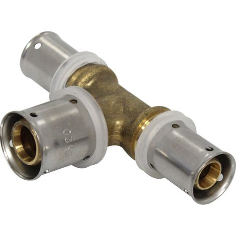 Té multicouche à sertir réduit - Ø16x2,0 - Ø20x2,0 - Ø16x2,0 - MULTIPEX (1/4)