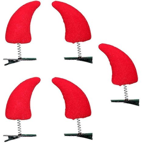 Lot de 5 pinces à cheveux décoratives lapin et poulet avec nœud papillon, style ressort, pour fille, à faire soi-même-A (1/5)