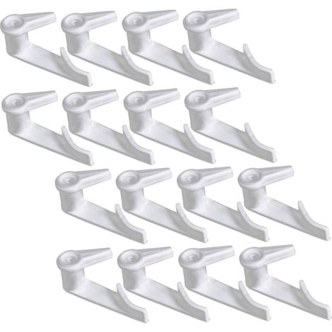 100 Pièces Clip de Fixation pour Plafonnier LED Accessoires Plastique pour Lampe de Plafond Installation Facile et Sécurisée pour Cuisine Chambre et Autres Intérieurs (1/5)