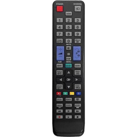 Universal-Fernbedienung als Ersatz für LED-Smart-TVs – Kompatibel mit Modellen AA59-00507A, funktioniert mit den meisten LED-/Smart-TVs, Batterie inklusive