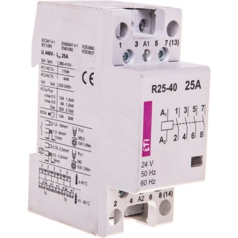 Contactor modular 25A 24V CA 4Z 0R R 25-40 24V 002462311