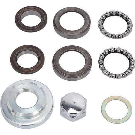 Satz mit 9 Lenkkopflagern für CRF50 Z50 Motorrad - Kit mit Achse aus Aluminiumlegierung