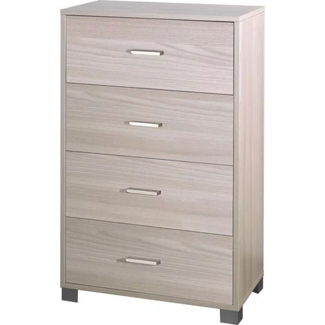 CASSETTIERA 4 CASSETTI COLORE OLMO 70X41X112 CM (1/2)