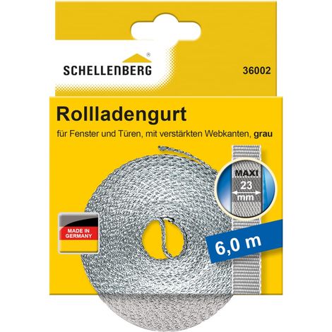 Sangle pour volet roulant, 23 mm, 6 m, Gris (1/4)