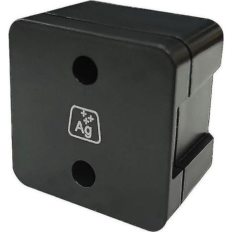 2 pièces pour + module de stérilisation accessoires aux ions d'argent pour Deebot X1 / T10 / Turbo / Omini, noir + blanc (1/3)
