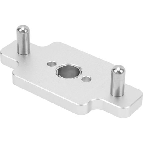 Gabarit de centrage pour tourillons de menuiserie, foret en alliage d'aluminium, gabarit de centrage pour le travail du bois, idéal pour les menuisiers amateurs. (1/5)