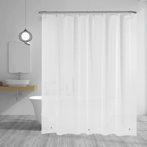 Linge de douche claire Rideaux, Linge de douche extra longue 72 x 84 pouces, Linge de douche Tall Linge de douche 84 pouces, 3, 5 (1/5)