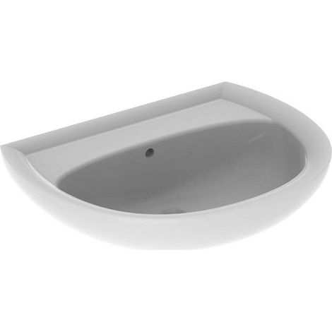 Lavabo Geberit RENOVA 650x510mm sans trou de robinetterieavec trop plein blanc KT