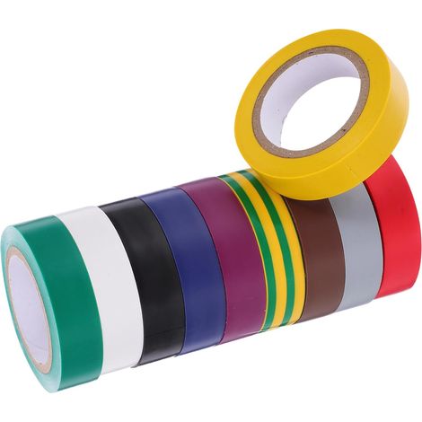 Didiseaon 10 rouleaux Cinta Eléctrica Aislante de PVC para (1/5)