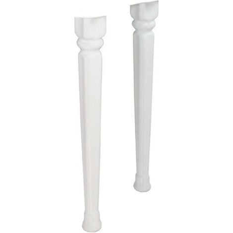 Sapho Antik - Pieds pour lavabo, 2 pièces, blanc KL270 (1/4)