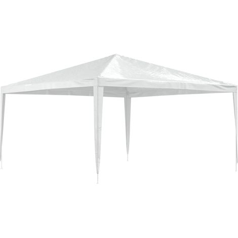 Tente de réception Tonnelle de Jardin - Rapide à Installer 4x4 m Blanc BV760843 - BonneVie (1/5)