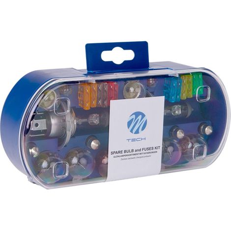 MAXI COFFRET D'AMPOULES DE SECOURS 30PCS 2 X H4 12V MTECH