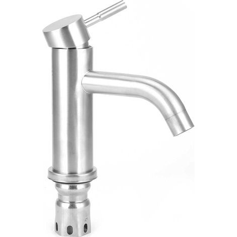 Wasserhahn, Einhebel-Wasserhahn G/2, leicht zu reinigen, robust, für den Einsatz in Haushalt, Küche und Bad (1/5)
