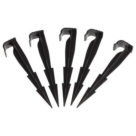 Pack of 50 fixing stakes for drip lines, irrigation pipes and dripper pipes (1/5)