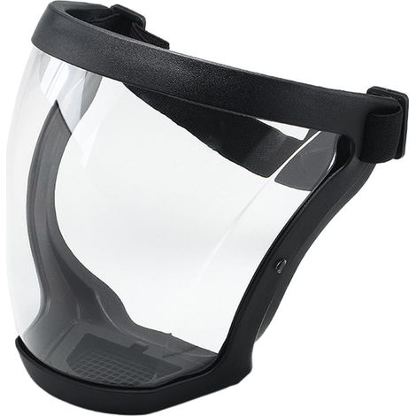 Visière, Visière intégrale  Masque de visière transparent anti-buée avec bande réglable  Dispositifs de protection de sécurité pour le travail de sarclage (1/5)