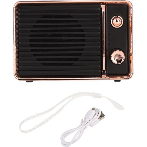 Mini ventilateur portable rechargeable USB, 3 vitesses, pince à main ou sur bureau, idéal pour voyage et extérieur (1/5)