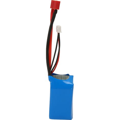 Batterie LiPo 7.4V 1800mAh pour voiture RC, remplacement compatible WLtoys A959 B A969 B A979 B K929 B, batterie au lithium haute capacité. (1/5)