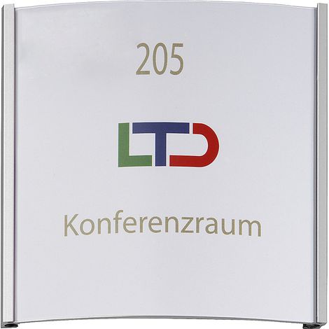 FRANKEL kaiserkraft, Plaque de porte ORLANDO™, h x l 148 x 148 (1/3)