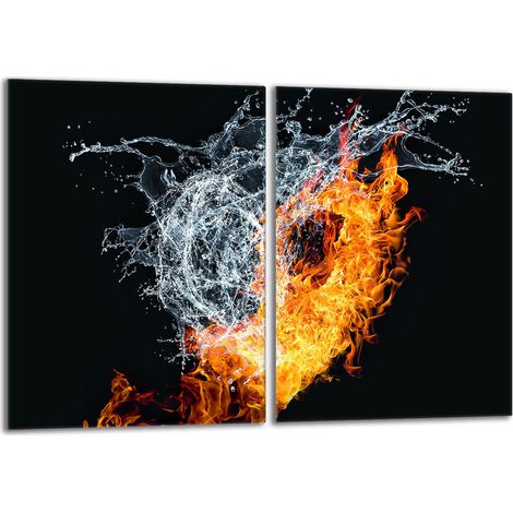 Piastra protettiva in vetro per la stufa 2x40x52 Cuore (1/5)