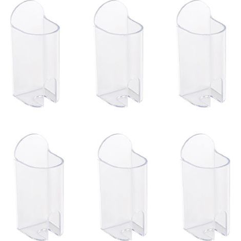 CCYKXA Set of 6 Electric Toothbrush Holders, Electric Toothbrush Stand, Multifunctional Wall-Mounted Toothbrush Organizer, Self-Adhesive Toothbrush Holder for Bathroom (1/5)