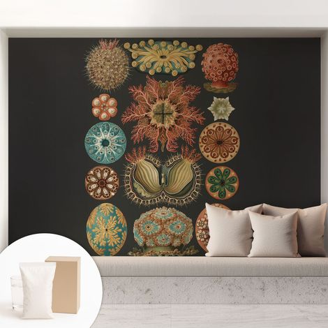 Papier peint intissé mural avec imprimé motifs uniques apparence moderne - Colle incluse gratuite Inspirations marines 208x146 cm (1/5)