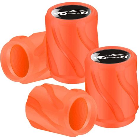 Set di 4 tappi per valvole di pneumatici auto illuminati (1/5)