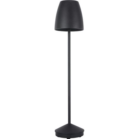 Eclipta II baliza exterior en negro con luz led blanco cálido 3000K (1/2)