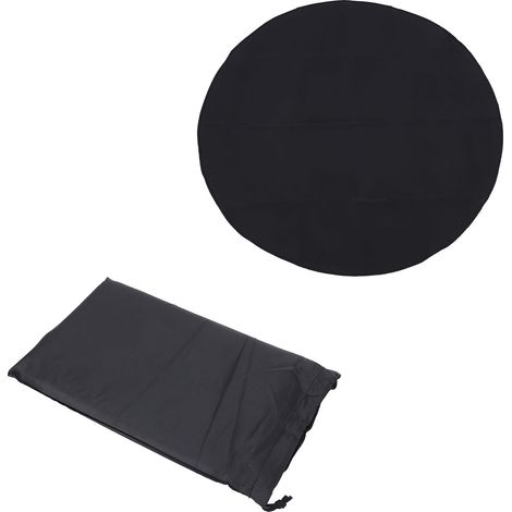 Tapis foyer fibre verre 120x120cm – Ignifuge, barbecue camping (1/3)