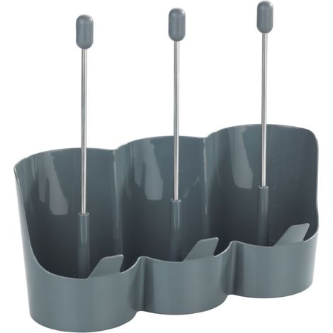 Flaschenhalter Filia für 3 Flaschen 29x27x12,5cm schwarz