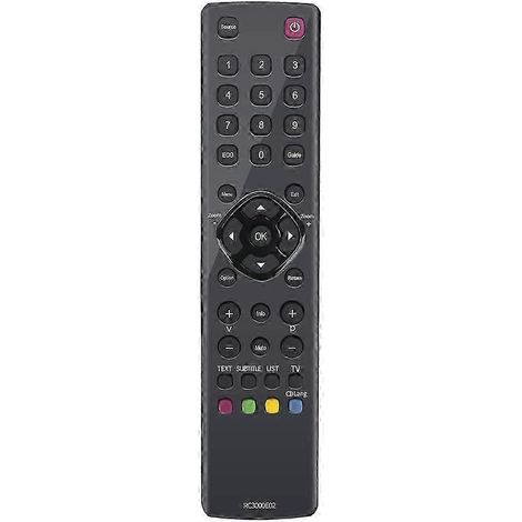 Commande à distance de remplacement RC3000E02 pour téléviseur TCL L19E4103 (1/5)