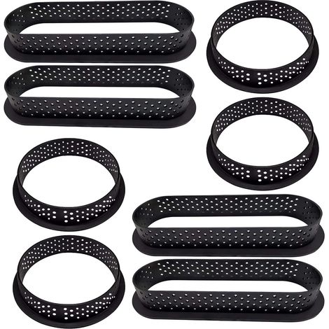 8 x Heat Resistant Tart Circle Tart Mould (1/5)