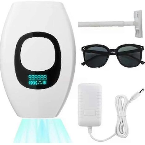 Appareil d'épilation flash pour femmes avec écran LCD à impulsions, épilation définitive et indolore, prise standard américaine (1/5)