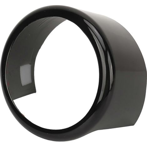 Kühlergrill-Emblem-Logo-Ring, glänzend schwarz, Außenemblem-Dekorabdeckung, Zieraufkleber, Ersatz