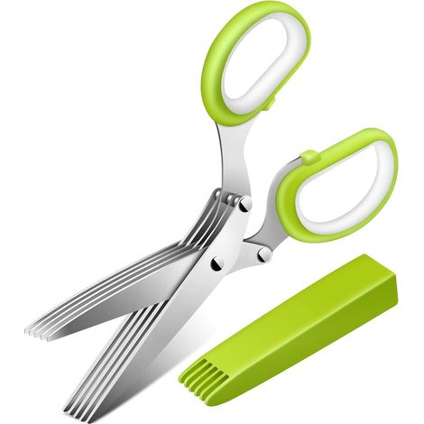 Giannini Gourmet forbice multilama acciaio e fodero (1/5)
