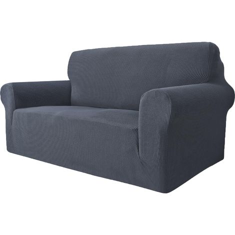 Housse de canapé 2 places réglable avec accoudoirs (1/5)