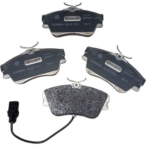 Kit 4 pastiglie freno anteriori originali per volkswagen t4 dal 1990-2004 (1/5)