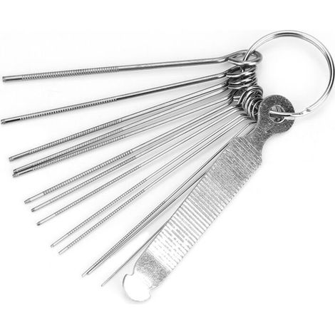 Jeu de 13 limes pour chevalet et sillet de guitare, accessoires pour ukulélé