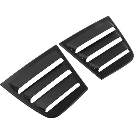 Caches de vitres latérales en ABS, résistants au système de climatisation, de remplacement pour Dodge Charger 2011-2021, noirs. (1/5)